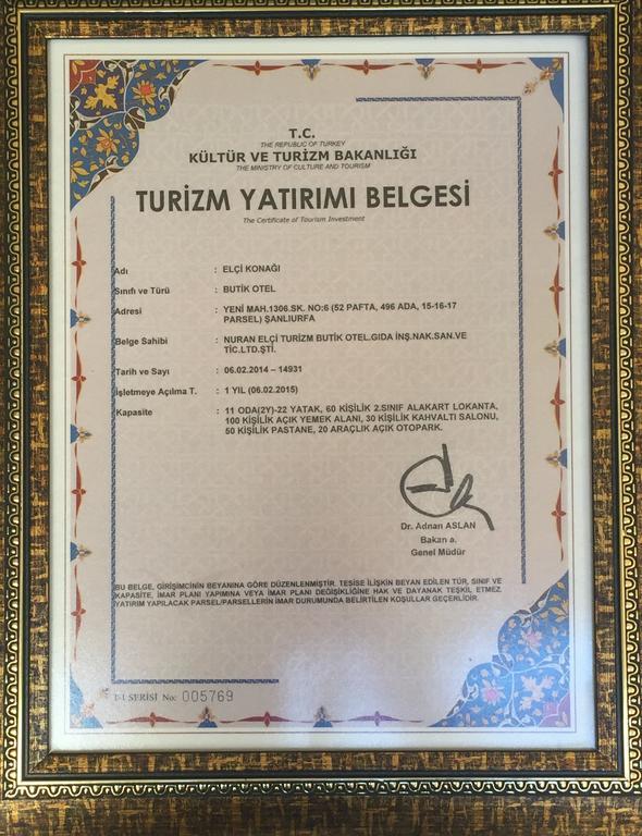 Elci Konagi Butik Hotel Sanlıurfa Kültér fotó